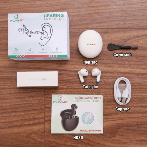 Máy trợ thính đa năng FUNMIC EN-IA008A - Hỗ trợ thính lực thích hợp cho người cao tuổi