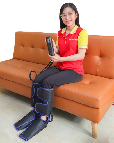 Máy nén ép trị liệu bắp chân và bàn chân Nikio NK-285 giảm đau nhức chân trị liệu suy giãn tĩnh mạch