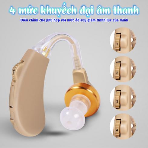 Máy trợ thính không dây Axon V-189 - 4 núm Silicon phù hợp cho nhiều đối tượng sử dung