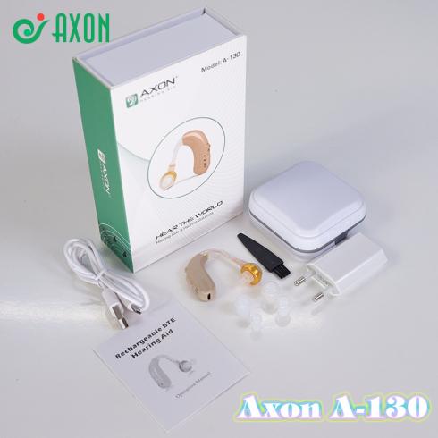 Máy trợ thính Axon A-130 - Pin sạc tiện lợi cam kết chính hãng