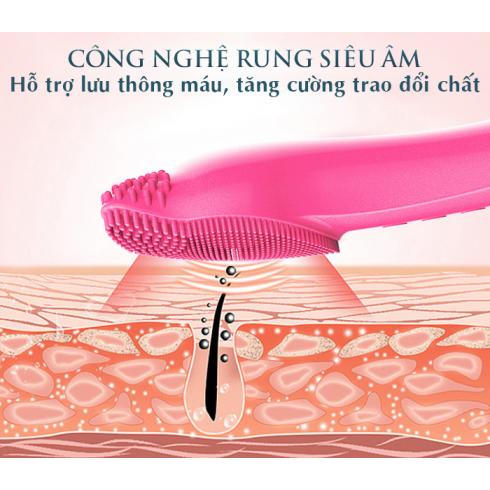 Máy massage mặt rửa mặt Nikio NK-120  - Hàng cao cấp