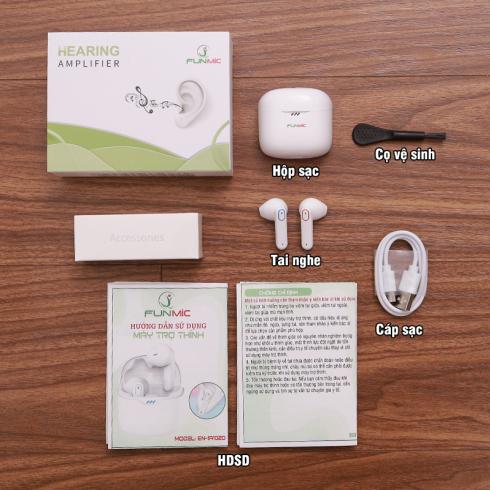 Máy trợ thính cho người già FUNMIC EN-IA102D - Dòng cao cấp kết nối Bluetooth 