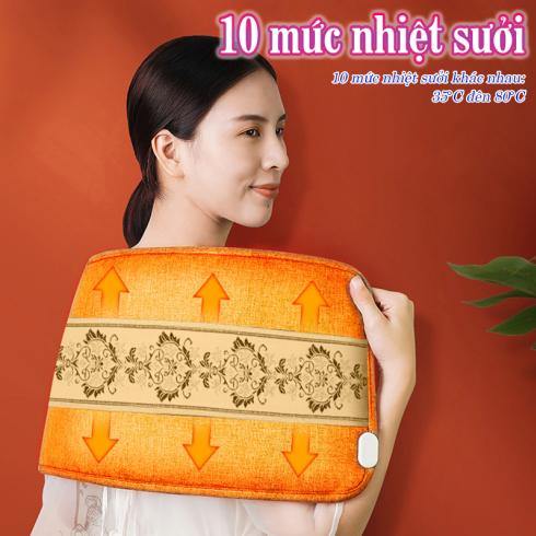 Túi chườm nóng muối biển Nikio NK-201 - Hỗ trợ làm dịu cơn đau bụng kinh cho chị em giúp giảm sưng viêm và làm dịu các tổn thương mô mềm