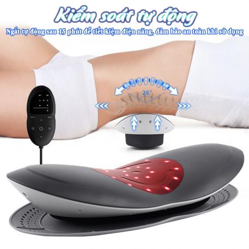 Máy massage thắt lưng Nikio ST-1201 - Tích hợp công nghệ rung và nhiệt hồng ngoại hỗ trợ giảm đau hiệu quả