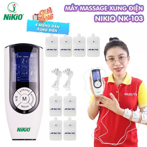 Máy massage xung điện Nikio NK-103 với 9 chế độ massage