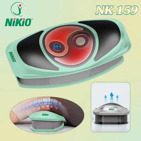 Máy massage lưng cột sống 5in1 Nikio NK-159 - Màu xám cao cấp