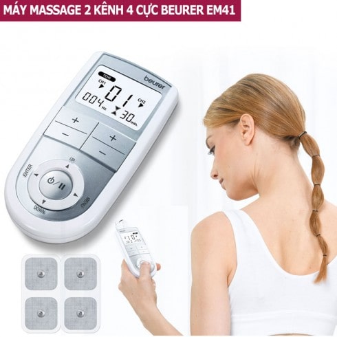 Máy massage điện châm 2 kênh 4 cực Beurer EM41