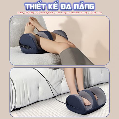 Máy massage bàn chân và bắp chân Nikio NK-183 - Động cơ 3D bấm huyệt xoay 360 độ