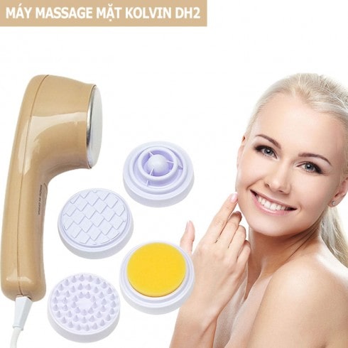 Máy massage mặt và tạo nóng 4 đầu Kolvin DH2