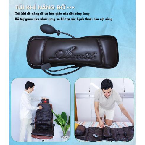 Ghế đệm massage trên ô tô và tại nhà Nikio NK-150 - Công nghệ xoa bóp rung sưởi kết hợp túi khí