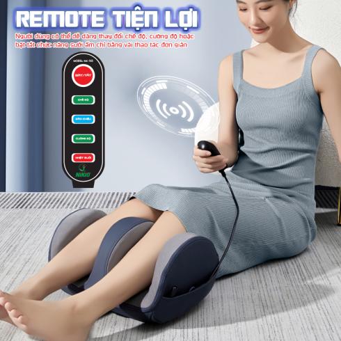 Máy massage bàn chân và bắp chân Nikio NK-183 - Động cơ 3D bấm huyệt xoay 360 độ