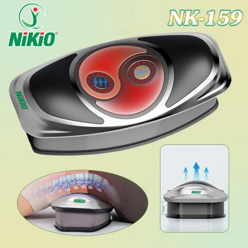 Máy massage lưng cột sống 5in1 Nikio NK-159 - Màu xám cao cấp