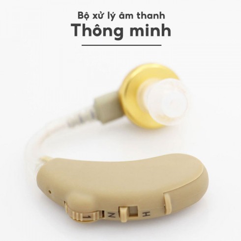 Máy trợ thính không dây đeo vành tai Axon V-185 - Kèm hộp