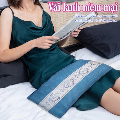 Túi chườm nóng muối biển Nikio NK-201 - Hỗ trợ làm dịu cơn đau bụng kinh cho chị em giúp giảm sưng viêm và làm dịu các tổn thương mô mềm