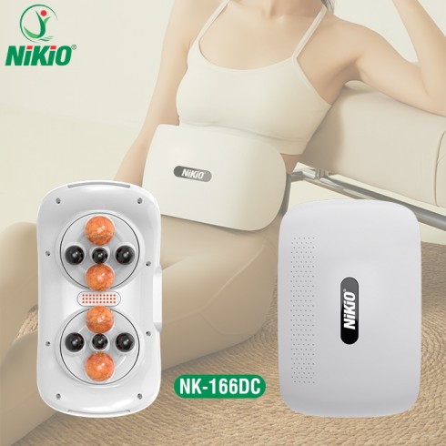 Máy massage bụng giảm mỡ Nikio NK-166DC - Công nghệ xoa bóp kết hợp hồng ngoại