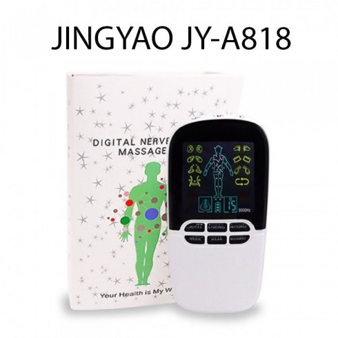 Máy massage xung điện 8 miếng dán và đèn hồng ngoại JINGYAO JY-A818