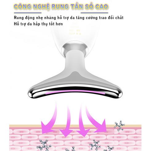 Máy massage mặt Nikio NK-126 chính hãng tích hợp 5 công nghệ tiên tiến