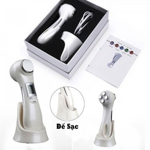 Máy massage mặt điện di đa năng 2 đầu 9901 - 6in1 