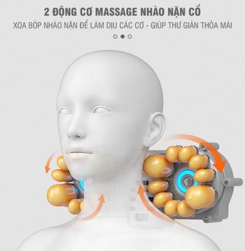 Nệm (đệm) massage toàn thân hồng ngoại trị liệu lưng cổ vai gáy YIJIA YJ-306K