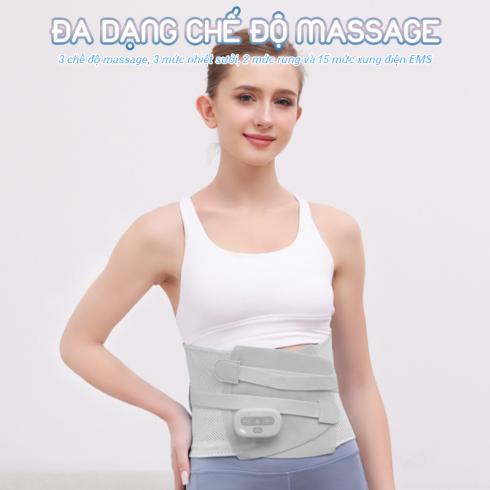 Máy massage định hình cơ thể dạng đai Booster Boluojun ST-1208 - Chống gù lưng hỗ trợ định hình tư thế chuẩn mỗi ngày