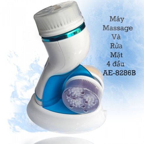 Máy massage và rửa mặt pin sạc Hàn Quốc CNAIER AE-8286B