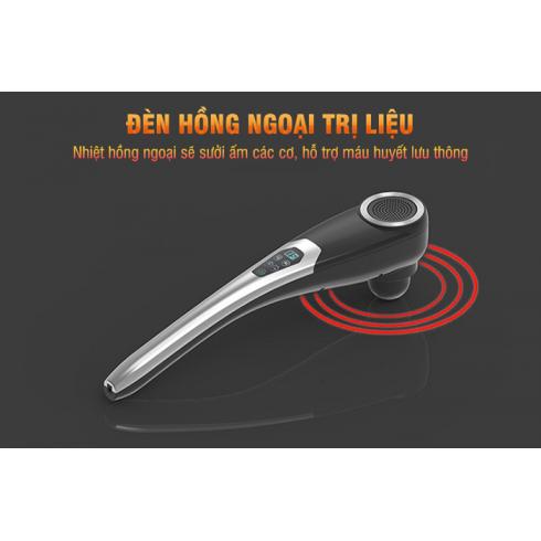 Máy massage cầm tay pin sạc PULI PL-620DC - 5 đầu 6 tốc độ