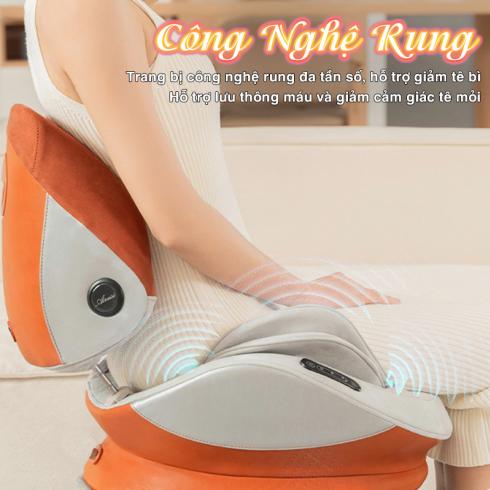 Ghế massage công thái học Aiveisi AVS-P9 - Hệ thống 7 túi khí masssage tiên tiến con lăn 3D xoay chiều