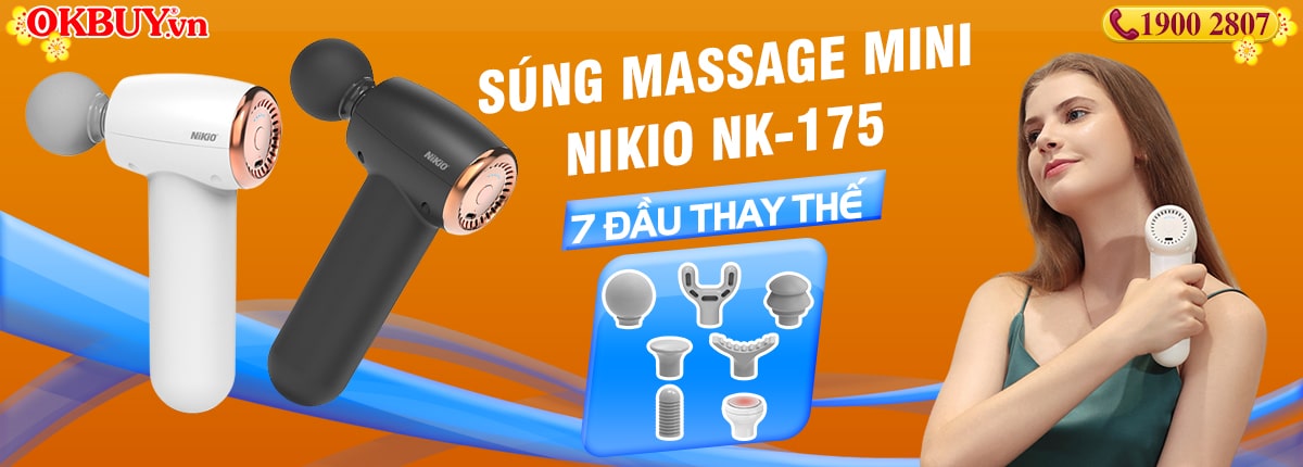 Súng massage Nikio NK-175