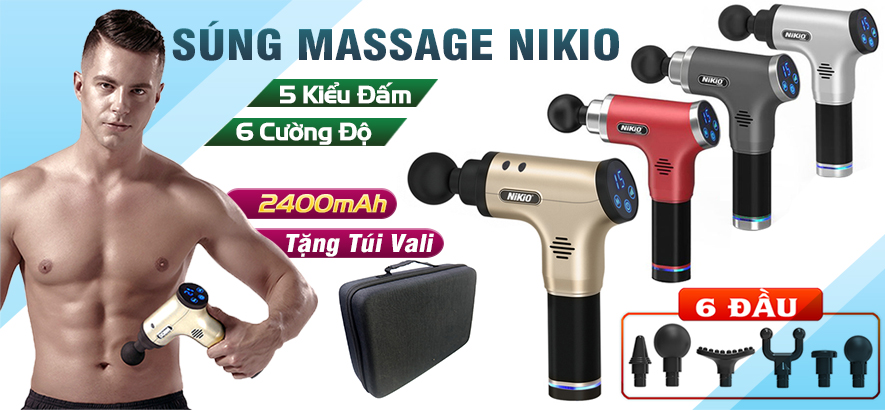 Súng massage NIKIO
