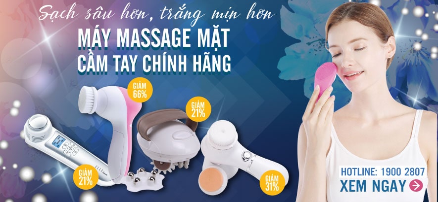Máy massage mặt cầm tay chính hãng
