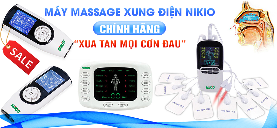 Máy massage xung điện Nikio