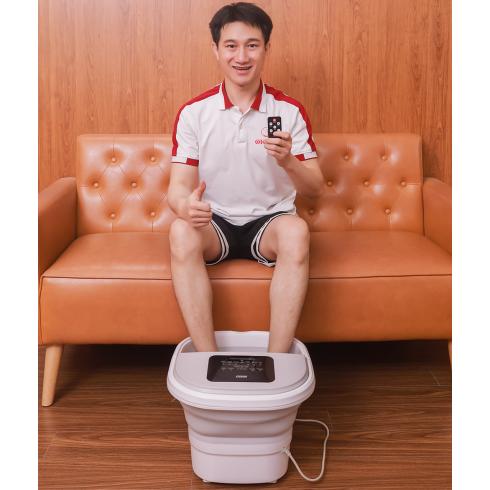 Video bồn ngâm chân thư giãn massage Nikio NK-193