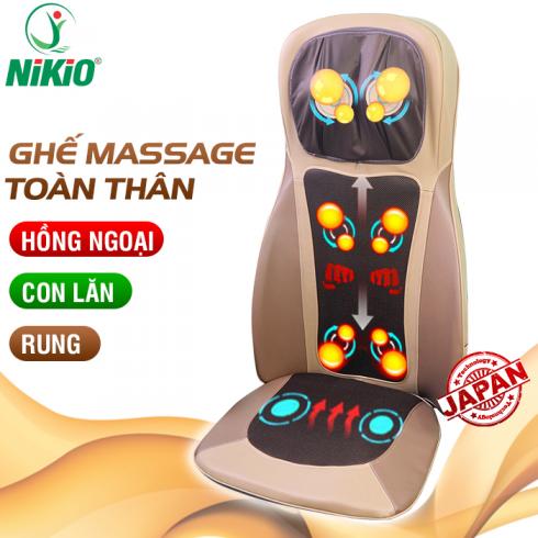 Video Ghế massage toàn thân hồng ngoại Nhật Bản Nikio NK-180