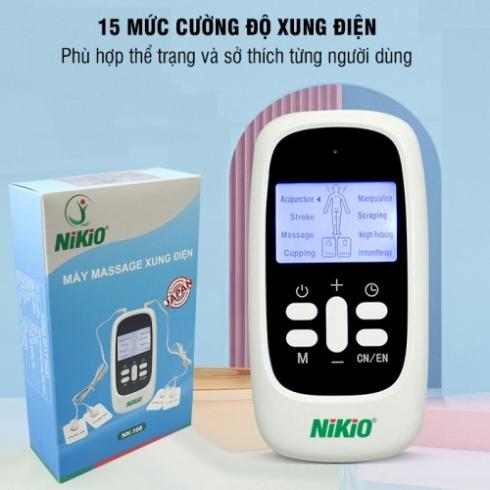 Video Máy massage xung điện 8 chế độ massage pin sạc Nikio NK-100