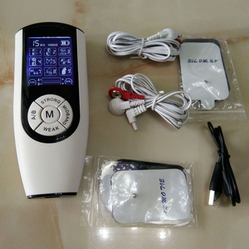 Máy massage xung điện trị liệu cao cấp 2 cực JY-A828 - Pin sạc
