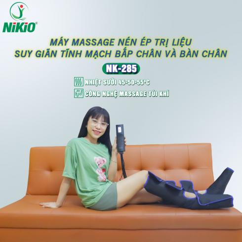 Giới thiệu Máy nén ép trị liệu bắp chân và bàn chân Nikio NK-285