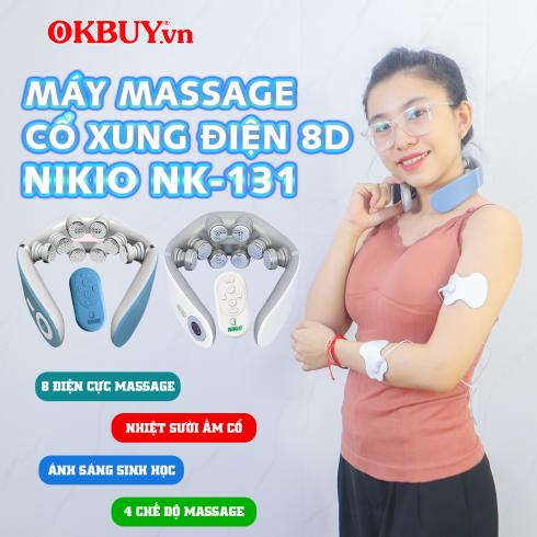 Video giới thiệu máy massage cổ xung điện Nikio NK-131 - Dòng cao cấp có 8 điện cực